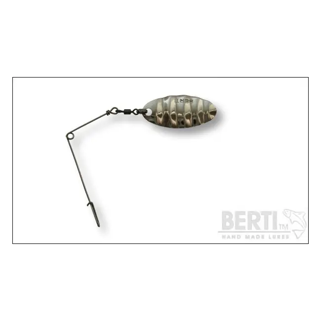 Spinnerbait Bertilure cu Agrafa si Paleta Flash Nickel 3cm