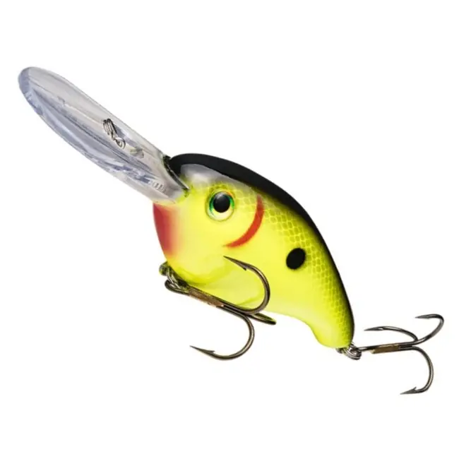 Vobler Strike King Pro-Model Series 6 Floating, Black Back Chartreuse, 12.5cm, 28.3g