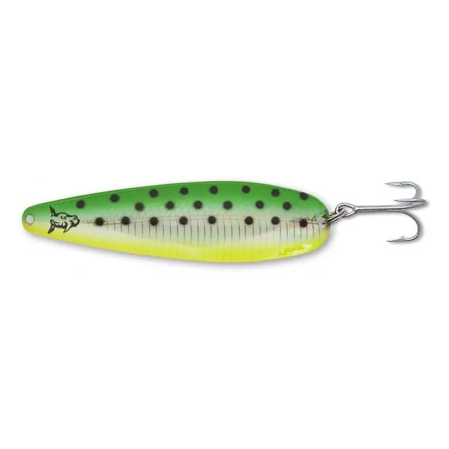 Lingurita Oscilanta Rhino Mag Trolling Spoon , Gold Green Dolhin, 11.5cm, 16g