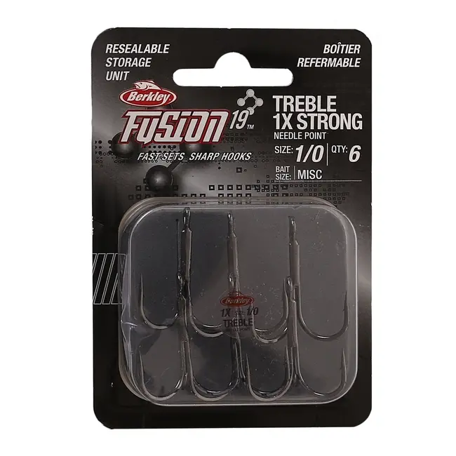 Ancore Berkley Fusion19™ Treble 1x Hooks