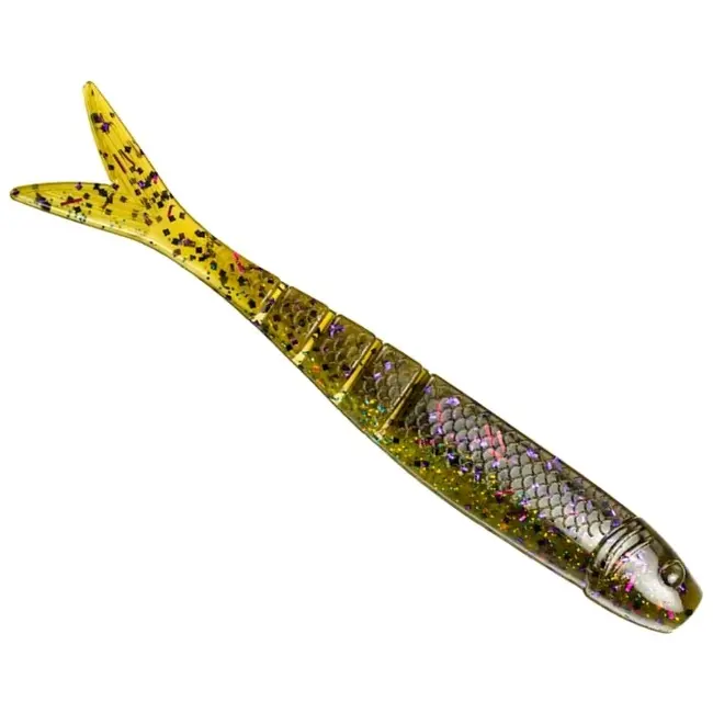 Shad Strike King KVD Perfect Plastics Blade Minnow, Blue Gill, 11.4cm, 8buc/plic
