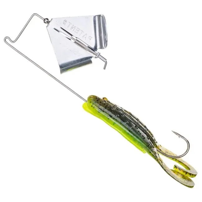 Buzzbait Strike King KVD Toad Buzz, Green Pumpkin Chartreuse Belly, 10.6g