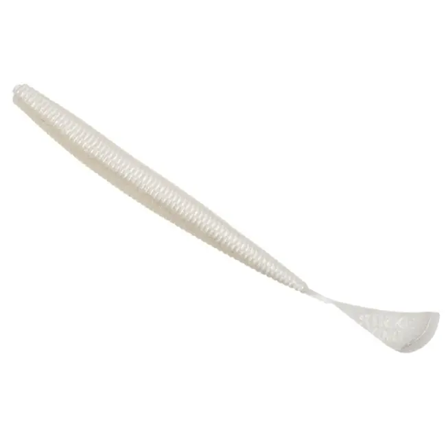 Grub Strike King Rage Cut-R Worm, Culoare Pearl, 15cm, 7buc/plic