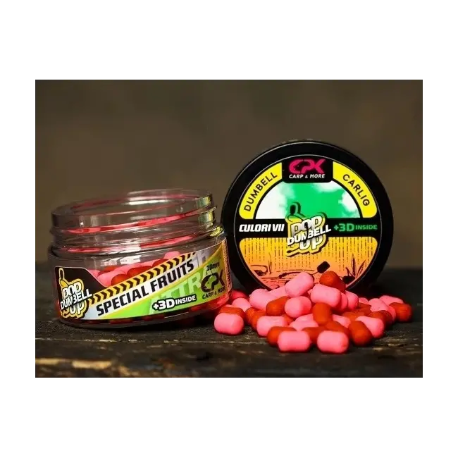 Pop Up CPK 3D Dumbell, 10mm, 25g/borcan