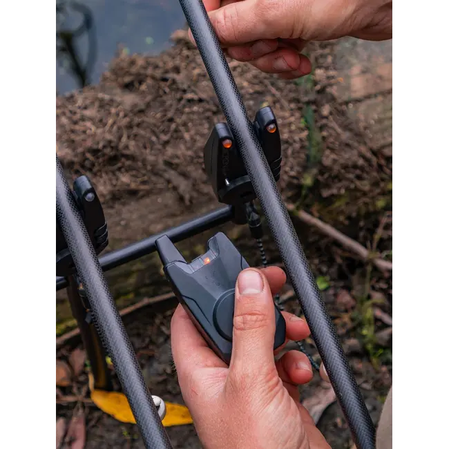 Set Avertizori-Senzori Pescuit Fox Mini Micron X + Statie , 3+1