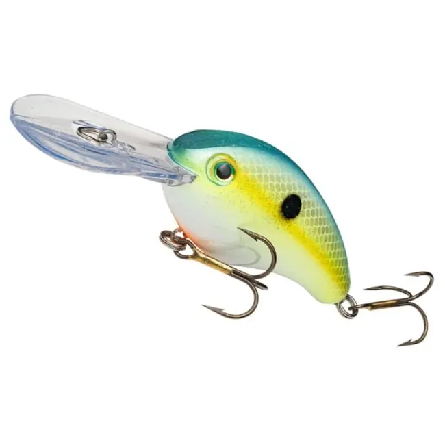 Vobler Strike King Pro-Model Series 4 Floating, Chartreuse Sexy Shad, 11cm, 15.9g