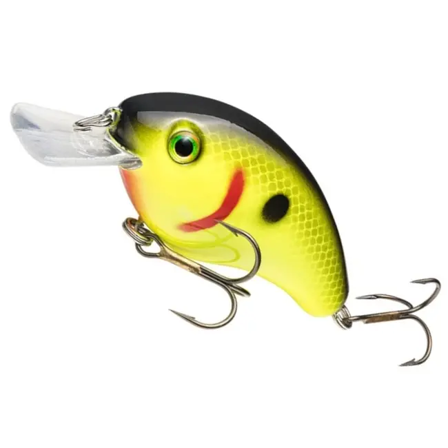 Vobler Strike King Pro-Model Series 4S Floating, Black Back Chartreuse, 11cm, 15.9g
