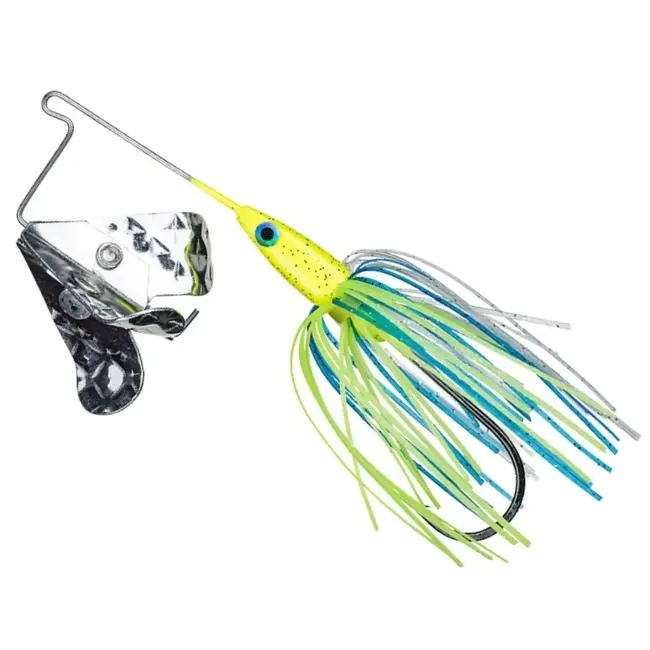 Buzzbait Strike King Tri Wing Mini Buzz King, Chartreuse Blue, 3.5g