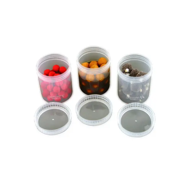 Set 6 Borcane Plastic Fox Tubs Full Size Clear CAC393
