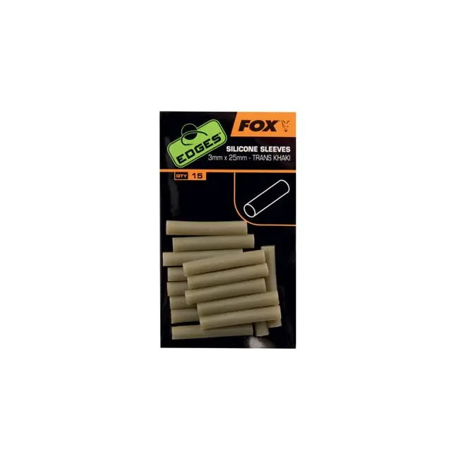 Tub FOX Silicone Sleeves, 3x25mm, 15buc/plic CAC571