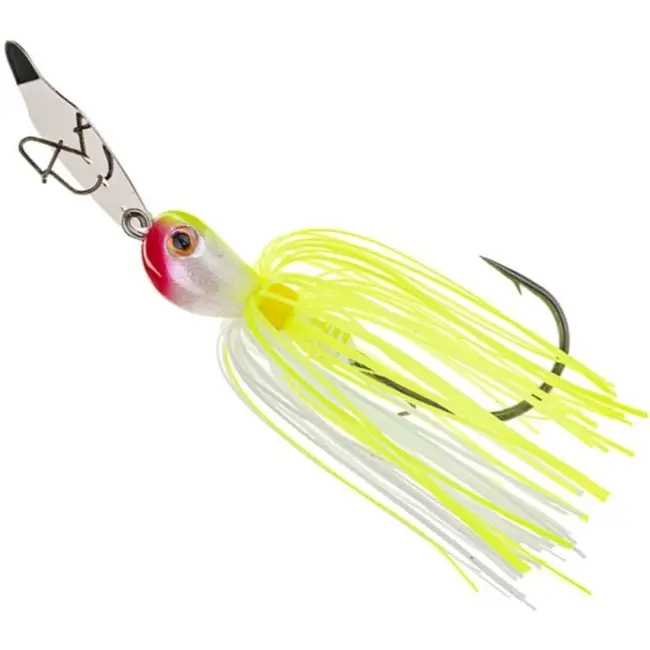 Chatterbait Strike King Thunder Cricket Vibrating Swim Jig, Chartreuse White, 21.3g