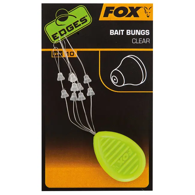 Opritor Fox Edges Bait Bungs, 10 buc/plic CAC687