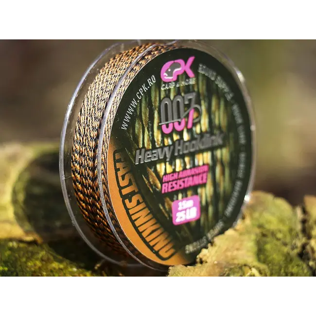 Fir Textil CPK Heavy Hooklink, Brown, 15m