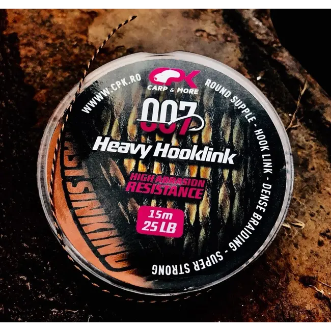 Fir Textil CPK Heavy Hooklink, Brown, 15m