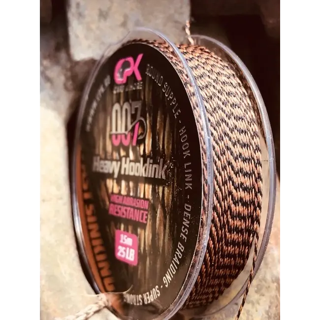 Fir Textil CPK Heavy Hooklink, Brown, 15m