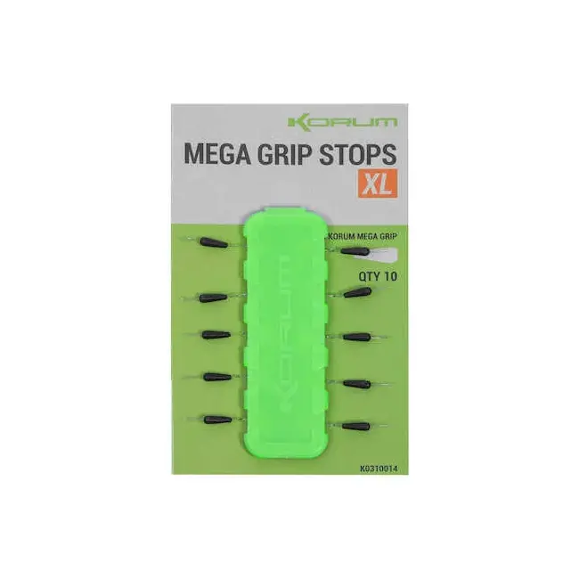 Opritoare Korum Mega Grip Stops, 10buc/plic