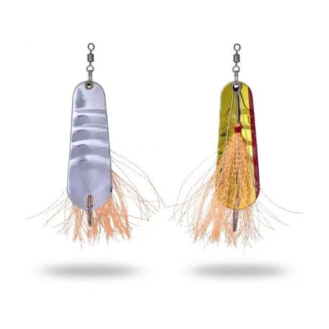 Lingurita Oscilanta Zebco Z-Weedless Ace, Silver/Gold/Red Sinking, 7,5cm 22g