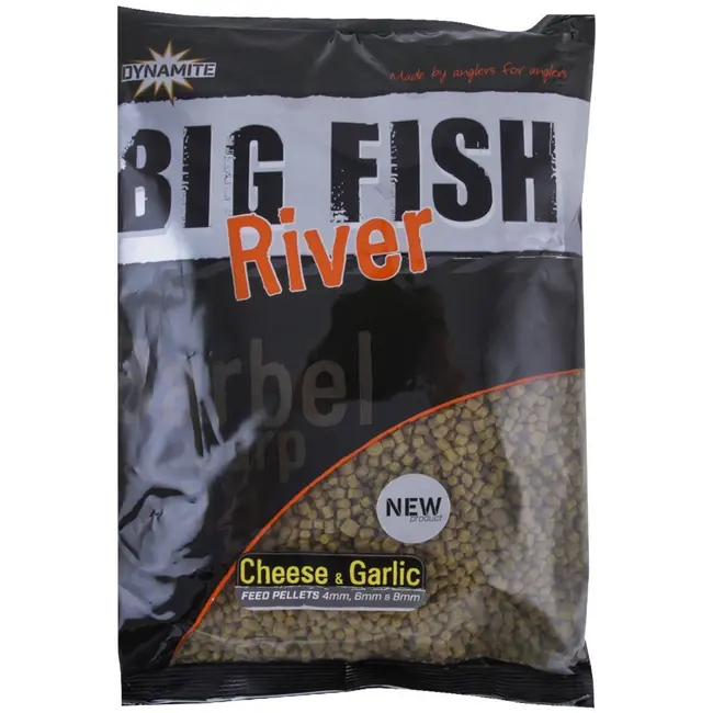 Mix de Pelete Dynamite Baits Big Fish River Feed Pellets, 1.8kg