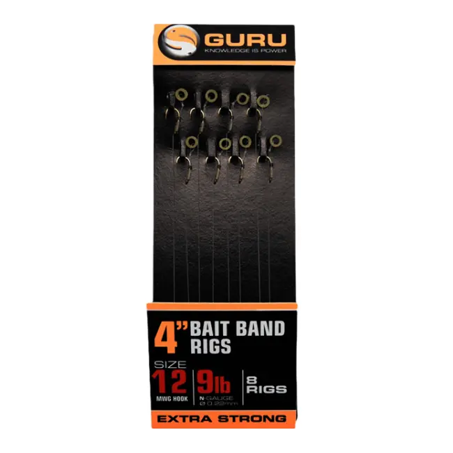 Monturi Guru Bait Band Method Hair Rigs, 10cm, 8buc/plic