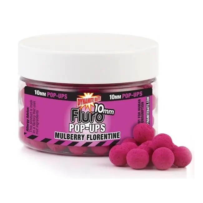 Pop-Ups & Dumbells Dynamite Baits Mulberry Florentine Fluro