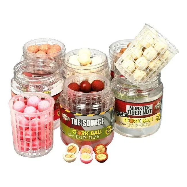 Pop Up Dynamite Baits Cork Ball Fluros, 15mm, 25buc/cutie