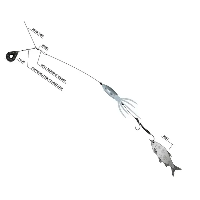 Creatura Somn Black Cat Calamar U-float, Glow In The Dark, 20g, 1buc/blister