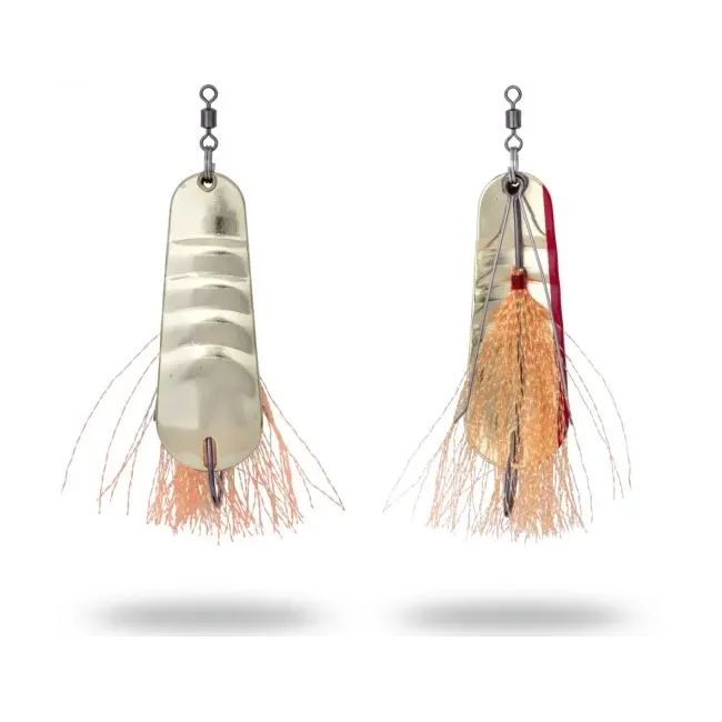 Lingurita Oscilanta Zebco Z-Weedless Ace, Gold/Red Sinking, 7,5cm 22g