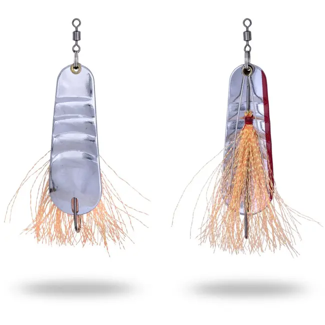 Lingurita Oscilanta Zebco Z-Weedless Ace, Silver/Red, 7.5cm, 22g