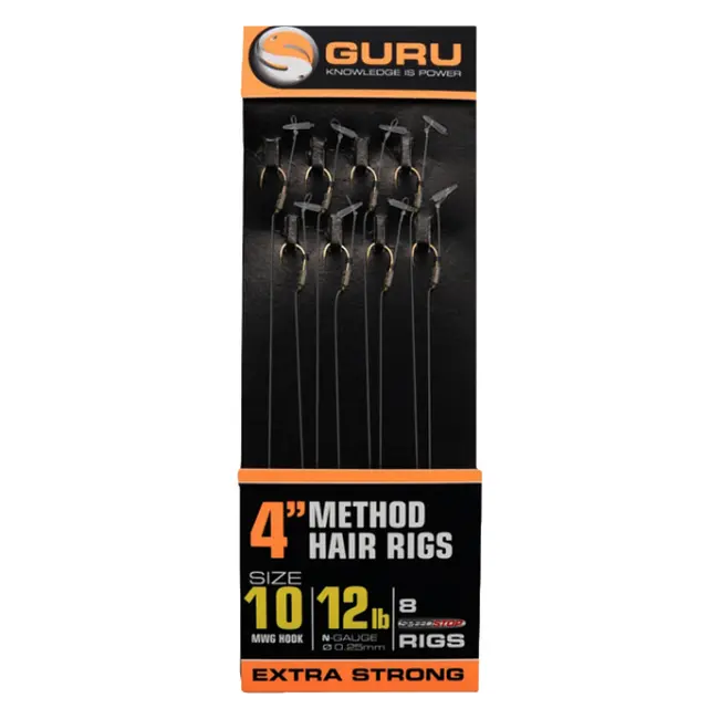 Monturi Guru Speedstop Method Hair Rigs, 10cm, 8buc/plic