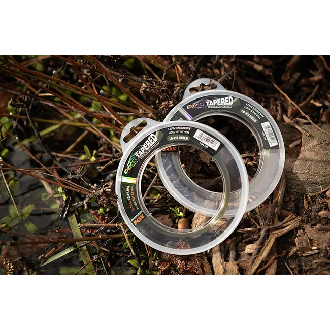 Fir Inaintas Conic FOX Exocet Pro Tapered Leader, Low Vis Green, 3x12m/rola