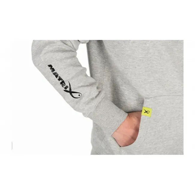 Hanorac Matrix Full Zip Hoody Black Edition, Grey/Lime