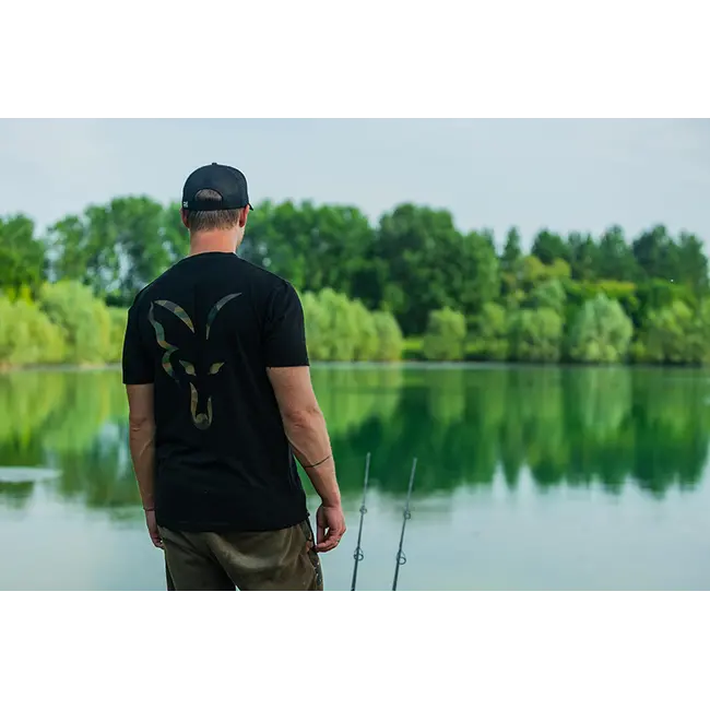 Tricou FOX Black Head Logo T-Shirt