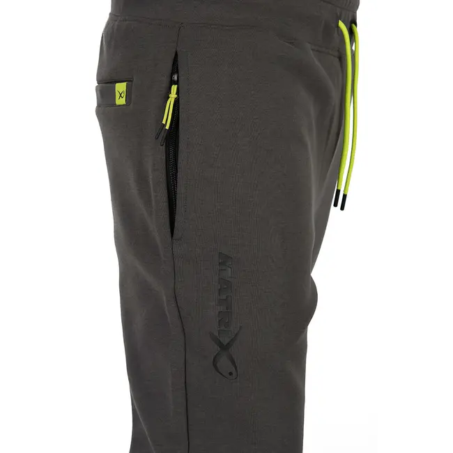Pantaloni Lungi Matrix Joggers Black Edition, Grey/Lime