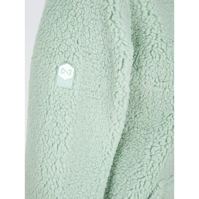 Hanorac pentru Femei Navitas Sherpa Pullover Light Green
