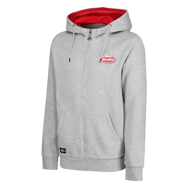 Hanorac Berkley Zipped Hoody, Culoare Gri