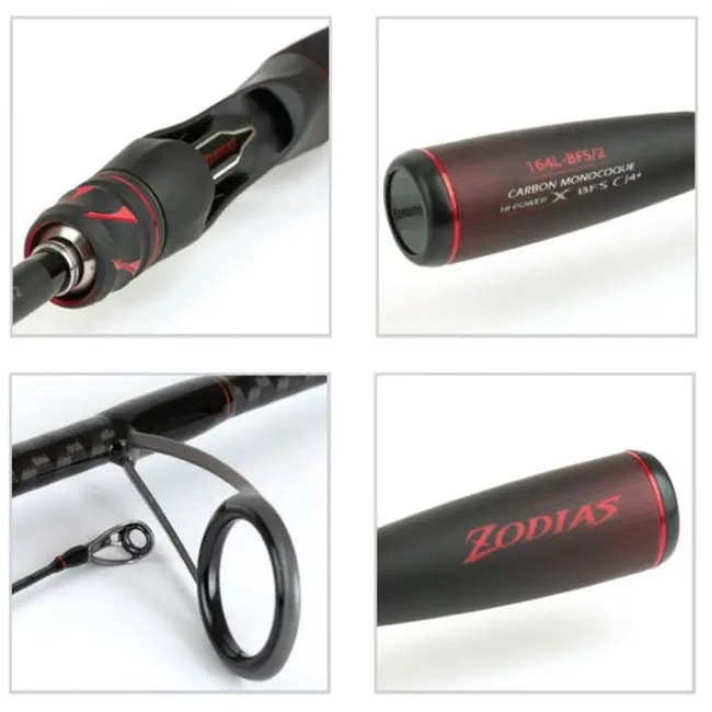 Lanseta Shimano Zodias Spinning, 1.93m, 2-7g, 2buc