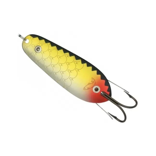 Lingurita Oscilanta Kuusamo Rasanen Weedless, BL/YE-S, 70/10