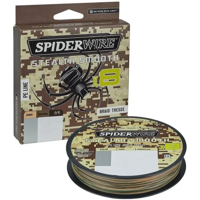 Fir Textil SpiderWire Stealth Smooth 8 Braid, Camo, 150m