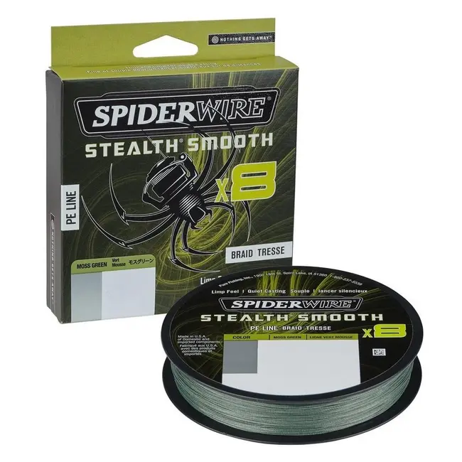 Fir Textil SpiderWire Stealth Smooth 8 Braid, Moss Green, 150m
