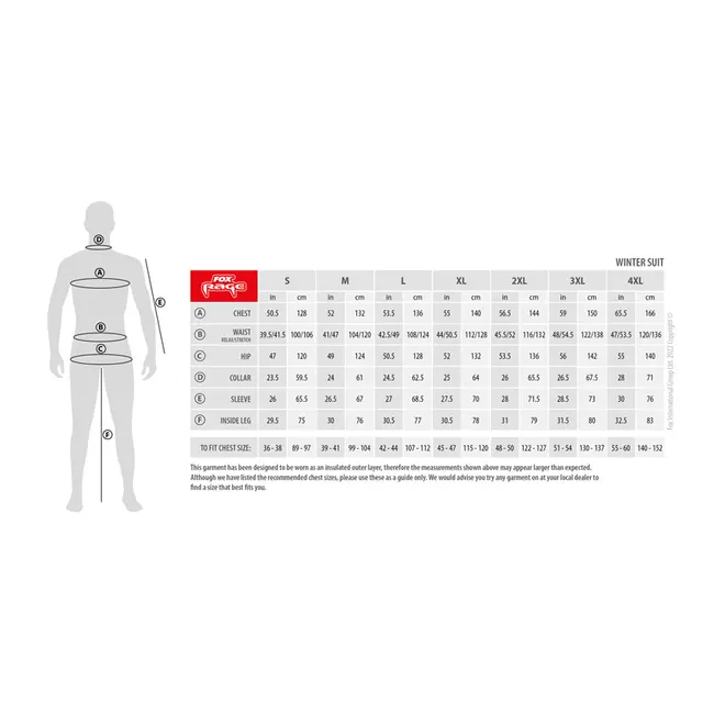 Costum Impermeabil Fox Rage Winter Suit