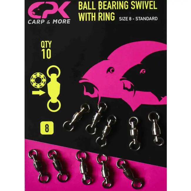 Vartej cu Rulment CPK Ball Bearing Swivel, Nr.8, 10buc/plic