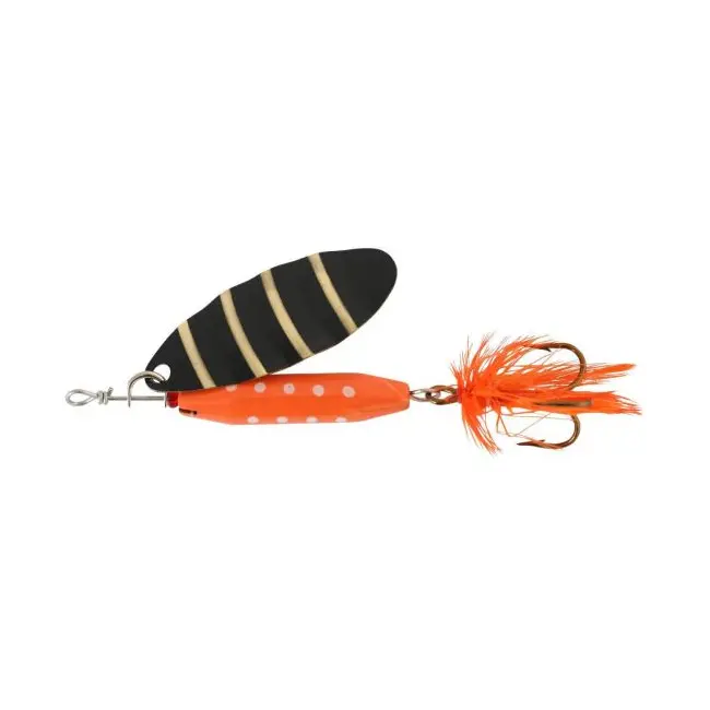 Lingura Rotativa Abu Garcia Reflex Red, 4.5cm/7g, Culoare Zebra