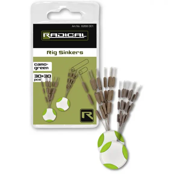 Opritoare Radical Rig Sinkers Camo-Verde