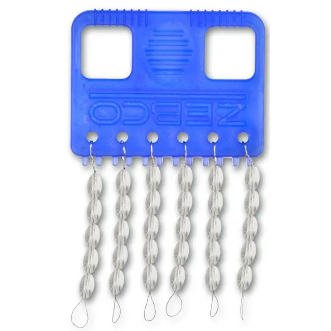 Stopper Silicon Zebco Oval Transparent, Large 30buc/plic