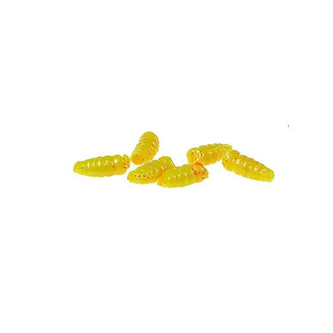 Viermi Artificiali Berkley PowerBait Maggot, Culoare Galben