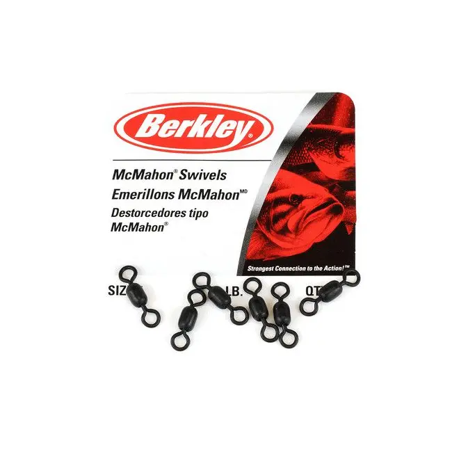 Varteje Berkley McMahon Swivel, Black, Nr.10, 18.1kg, 10buc/plic