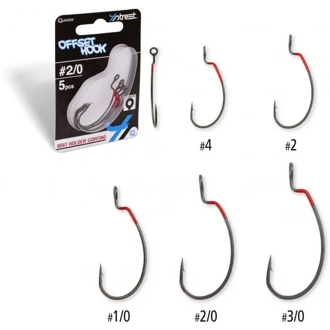 Carlig Offset Quantum 4Street Offset-Haken Dg Black Red