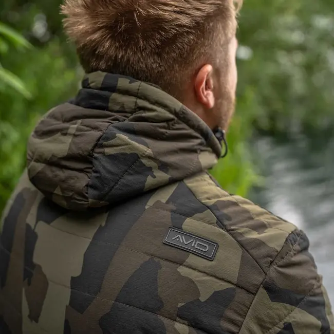 Jacheta Avid Carp Ripstop Camo Thermal Jacket