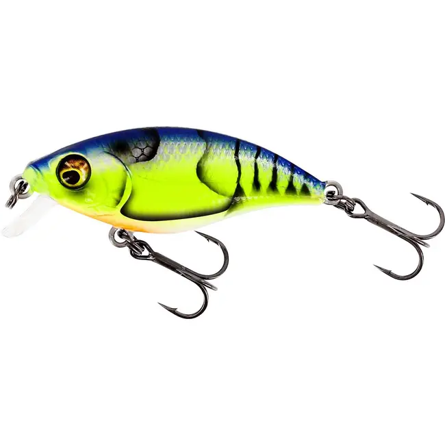 Vobler Westin BuzzBite SR Crankbait, Floating, Low Floating Chartreuse Blue Craw, 5cm, 6g