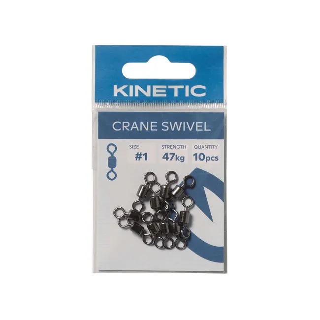 Vartej Kinetic Crane Swivel Negru, 10buc/plic